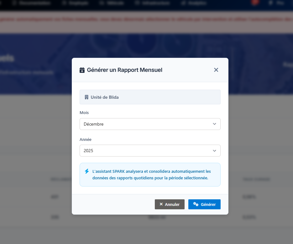 Automatisation Mensuelle